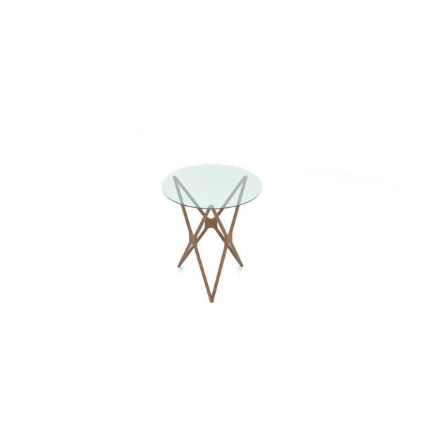 CT9153B Round Glass Coffee Table - Image 1