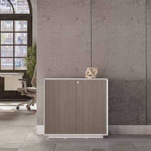 Low-Height-Storage-White-Grigio Office furniture Dubai & Abu Dhabi