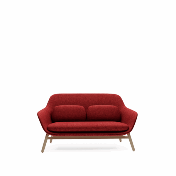 Melo Two Seater - Wooden Base - Image 1