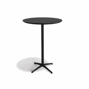 Quad-Round-Bar-Table-Black- office furniture dubai & abu dhabi