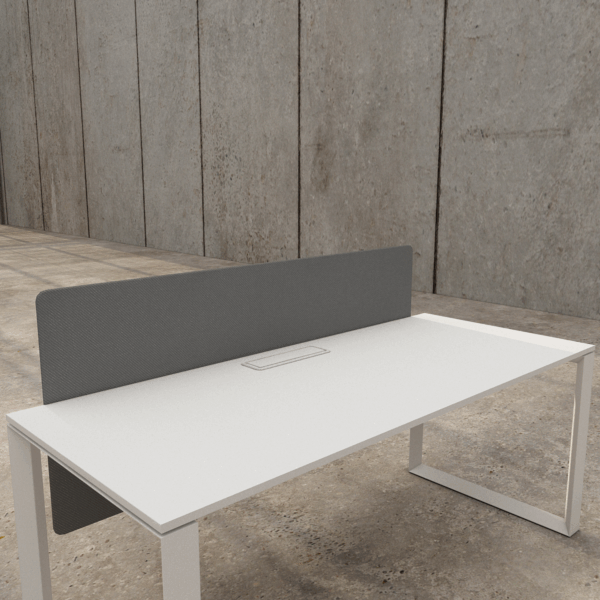 Desk Mounted Screen For Single and L-Shape - Image 1