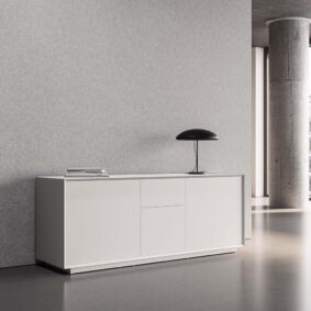 1.6M-Credenza-White Edge Plus Cabin Cabinets office furniture dubai & abu dhabi