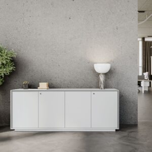 180-Credenza-White - office furniture dubai & Abu Dhabi