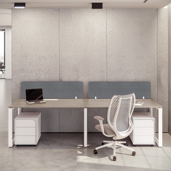 Eco Series Cluster of 2 Side By Side Workstation - Image 1