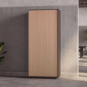 Full-Height-Storage-Black-Blonde-Ash office furniture dubai & abu dhabi