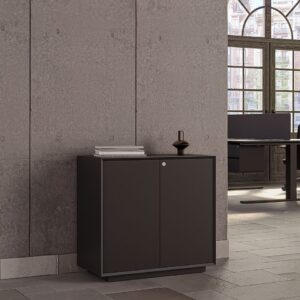 Low-Height-Storage-Black Office furniture Dubai & Abu Dhabi