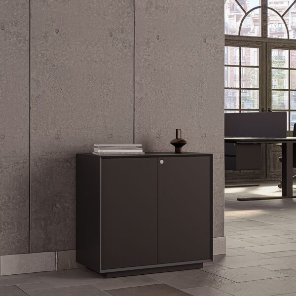 Low-Height-Storage-Black Office furniture Dubai & Abu Dhabi