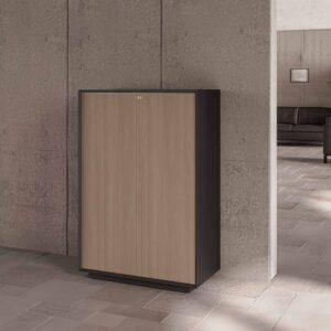 Medium-Height-Storage-Black-Grigio Office furniture dubai & abu dhabi