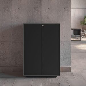 Medium-Height-Storage-black Office furniture dubai & abu dhabi