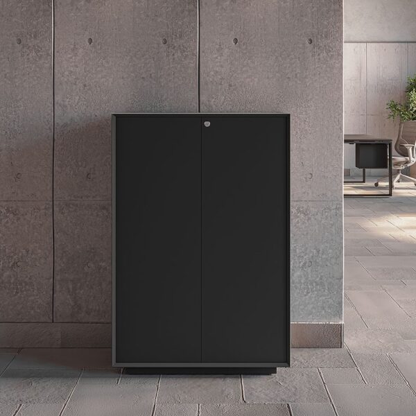 Medium-Height-Storage-black Office furniture dubai & abu dhabi